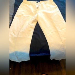 White pants from Talbots